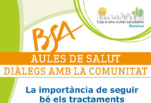 Obertes les inscripcions a l’Aula de salutde desembre, que tractarà de la importànciade seguir correctament els tractaments farmacològics