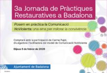 Dijous 5 de febrer se celebra la III Jornada de Pràctiques Restauratives de Badalona