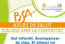 El dol infantil i com acompanyar les criatures que el viuen,a la xerrada de febrer del cicle «Aules de salut. Diàlegs amb la comunitat»