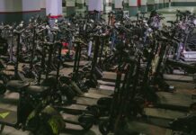 Badalona retira dels seus carrers 250 patinets elèctrics per infringir greument l’ordenança municipal que regula l’ús dels vehicles de mobilitat personal